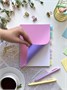 НОВИНКА! Тетрадь А5 80 л. Pastel Collection Pink/Purple, с обложкой из двухстроннего двухцветного пластика, на металлическом гребне 634400873