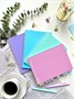 НОВИНКА! Тетрадь А5 80 л. Pastel Collection Blue/Mint, с обложкой из двухстроннего двухцветного пластика, на металлическом гребне 146108554