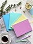 НОВИНКА! Тетрадь А5 80 л. Pastel Collection Yellow, с пластиковой обложкой, на металлическом гребне 1560277212