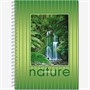 Тетрадь общая "Waterfalls" 120 листов блок "в точку" на металлическом гребне 77338316