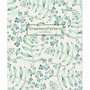 Тетрадь общая 96 листов на скрепке "Greenery Patterns" 1843636838
