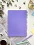 НОВИНКА! Тетрадь А4 96 л. Pastel Collection Purple/Pink, с обложкой из двухстроннего двухцветного пластика, на металлическом гребне 609120186