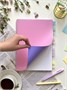 НОВИНКА! Тетрадь А4 96 л. Pastel Collection Pink/Purple, с обложкой из двухстроннего двухцветного пластика, на металлическом гребне 118704891