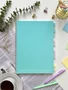 НОВИНКА! Тетрадь А4 96 л. Pastel Collection Mint/Blue, с обложкой из двухстроннего двухцветного пластика, на металлическом гребне 1010743083