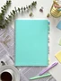 НОВИНКА! Тетрадь А4 80 л. Pastel Collection Mint, с пластиковой обложкой, на металлическом гребне 341670234