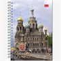 Блокнот формат А6 60 листов на металлическом гребне (слева) "Виды Питера" 305997694