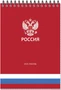 Блокнот формат А5 50 листов на металлическом гребне "РОССИЯ" 339973797