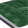 НОВИНКА! Блокнот "Питер. Дом Книги на Невском" в клетку А5 128 листов, гибкая обложка из экокожи (цвет темно-зелёный) с блинтовым тиснением рисунка по полю 2110341025
