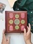 Фотоальбом на 200 фото 10х15 см, бум. листы , книж. переплет padishah pattern Шах 1439726783