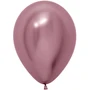 Шар (12''/30 см), Reflex, Зеркальный блеск, Розовый (909), хром, 12 шт., 169590 1536789865