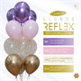 Шар (12''/30 см), Reflex, Зеркальный блеск, Фиолетовый (951), хром, 12 шт., 169743 142466895