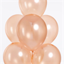 Шар (12''/30 см), Персиковый, металлик, 100 шт., 512-12M27 1587373552