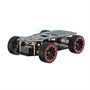 5 кг нагрузки 4WD робот-автомобиль металлическое шасси Ackerman RC с двойным энкодером двигатель переднего колеса сервопривод рулевого управления программируемый робот DIY комплект 1005007778585580