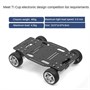 5 кг нагрузка 4WD электромобиль кодирующий двигатель интеллектуальный автомобильный полноприводный кодировщик колес металлическое автомобильное шасси для программируемого робота 1005007976384010