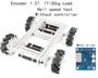 35 кг сверхмощная тележка с колесом Mecanum 4WD, всенаправленный мобильный робот с металлическим шасси двигателя для исследований, программируемый робот 1005008578526380
