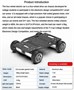 5 кг нагрузка 4WD электромобиль кодирующий двигатель Ackerman автомобильное шасси полноприводное колесо металлическое автомобильное шасси для программируемого робота-автомобиля 1005007991458800