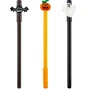 81864 Шариковая ручка Halloween синяя 0.7 мм, 3 дизайна в асстименте (летучая мышь, тыква, привидение), в шоубоксе 1453510555