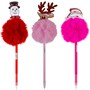 89977 Ручка шариковая CHRISTMAS POMPOM синие чернила, 0,7 мм 1979862775