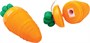 89557 Точилка с ластиком Морковка(синтетический каучук) 80x35x35мм в дисплее 2036197214