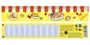 71714 Линейка пластиковая "Gudetama" с таблицей умножения, 20 см в ПВХ-подвесе 1090861083