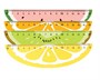 89612 Линейка Фрукты деревянная 15см в ПВХ упаковке с европодвесом 2075578305