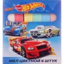 89102 Мел цветной "Hot Wheels", 6 шт в упаковке с европодвесом 1149685058