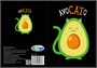 84238 Блокнот "Avocato", формат А6, 11х15 см, 56 листов в клетку на скрепке, обложка с гелевым наполнением, глиттер внутри, морозостойкий 1770325059