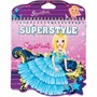 89635 Блокнот с трафаретами и наклейками Superstyle185*185мм. 4 дизайна.В наборе:инструкция, лист с наклейками, 2 листа с трафаретами, 24 листа с эскизами 2034203711