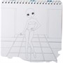 89635 Блокнот с трафаретами и наклейками Superstyle185*185мм. 4 дизайна.В наборе:инструкция, лист с наклейками, 2 листа с трафаретами, 24 листа с эскизами 2034203711