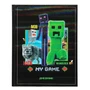 78077 Дневник школьный My Game, формат А 5, 48 листов, обложка в твердом заламинированном переплете + голографическая пленка, блок котлас 65 г/м2, белизна 100%, размер 165*210 мм 1875800613