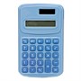 78173 Калькулятор 8-разрядный 100х64х10 мм, пастель 4 цвета в ассортименте (белый, голубой, розовый, фиолетовый), блистер 96336785