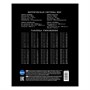 78426 Тетрадь Черная однотонная, формат А5, на скрепке, 24 листа, клетка с полями, внутренний блок офсет 60г, 100% белизна, обложка мелованный картон + ВД-лак, 5 дизайнов в спайке 256205583