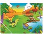 88822 Папка на резинках DINOSAUR, формат A4, 0.45мм, цвета ассорти 1387307787
