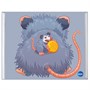 74966 Папка-конверт на кнопке А4, пластик, Опоссум, 180 мкм, двусторонняя печать 883914912
