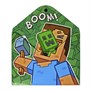 74388 Папка-конверт на кнопке А5, пластик, My game Огурец, 180 мкм, двусторонняя печать 1349622076