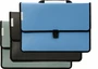 80611 Папка-портфель пластиковая, 2 отделения, с ручкой, формат А4 161621312