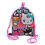77879 Мешок для обуви Hello Kitty&friends, 1 отделение, размер 370*470 мм, петля для подвеса, полиэстер, 210 ден 1496651482