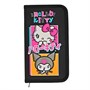 77882 Пенал корпусный Hello Kitty&friends, размер: 19*11 см, на молнии, полиэстер 210 ден 1958335140