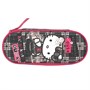 73730 Пенал корпусный овальный Hello Kitty, размер 210*85*50 мм. Жесткий каркас овальной формы на картоне с закругленными краями. Корпус покрыт полиэстером 210 ден. По краям имеется текстильная отделка 1029716514