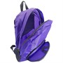 75116 Рюкзак складной, 1 основное отделение, карман для мелочей внутри, карман на молнии спереди, регулируемые лямки, 2 боковых сетчатых кармана, светоотражающие элементы, материал ткань, размер 43*32см, цвет фиолетовый 1070725744