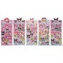 75813 Лазерные наклейки (голография) Sanrio Kuromi и друзья 10*24 см, микс 15 листов 740478284