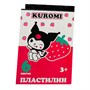 71955 Пластилин 6 цветов Kuromi, 120 гр, стека пластиковая, картонная упаковка с европодвесом 1938269418