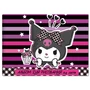 78381 Альбом для рисования Kuromi, 24 листа на скрепке, обложка мелованный картон 190г, блок офсет 100г/м2, белизна блока 100% 1620234656