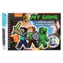 78603 Водная раскраска с маркером My game, 5 рисунков, 12 страниц, размер 21*14 см, бумага 210 г 1506784097