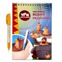76985 Водная раскраска Три богатыря с маркером, 5 рисунков, 12 страниц, размер 21*14 см, бумага 210 г, в индивидуальной ПВХ-упаковке 1063034814