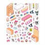 78068 Набор наклеек 3d ROOM BOX "Куроми и друзья", микс 12 видов 1705328912