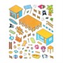 78068 Набор наклеек 3d ROOM BOX "Куроми и друзья", микс 12 видов 1705328912
