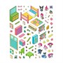 78068 Набор наклеек 3d ROOM BOX "Куроми и друзья", микс 12 видов 1705328912