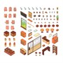 77766 Набор наклеек 3d ROOM BOX " Капибары", микс 4 вида 1852640308