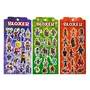 78608 3D наклейки Bloxer 10*22 см, 3 дизайна в ассортименте 550548363